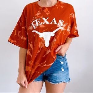 University of Texas Bleach Dyed T-shirt